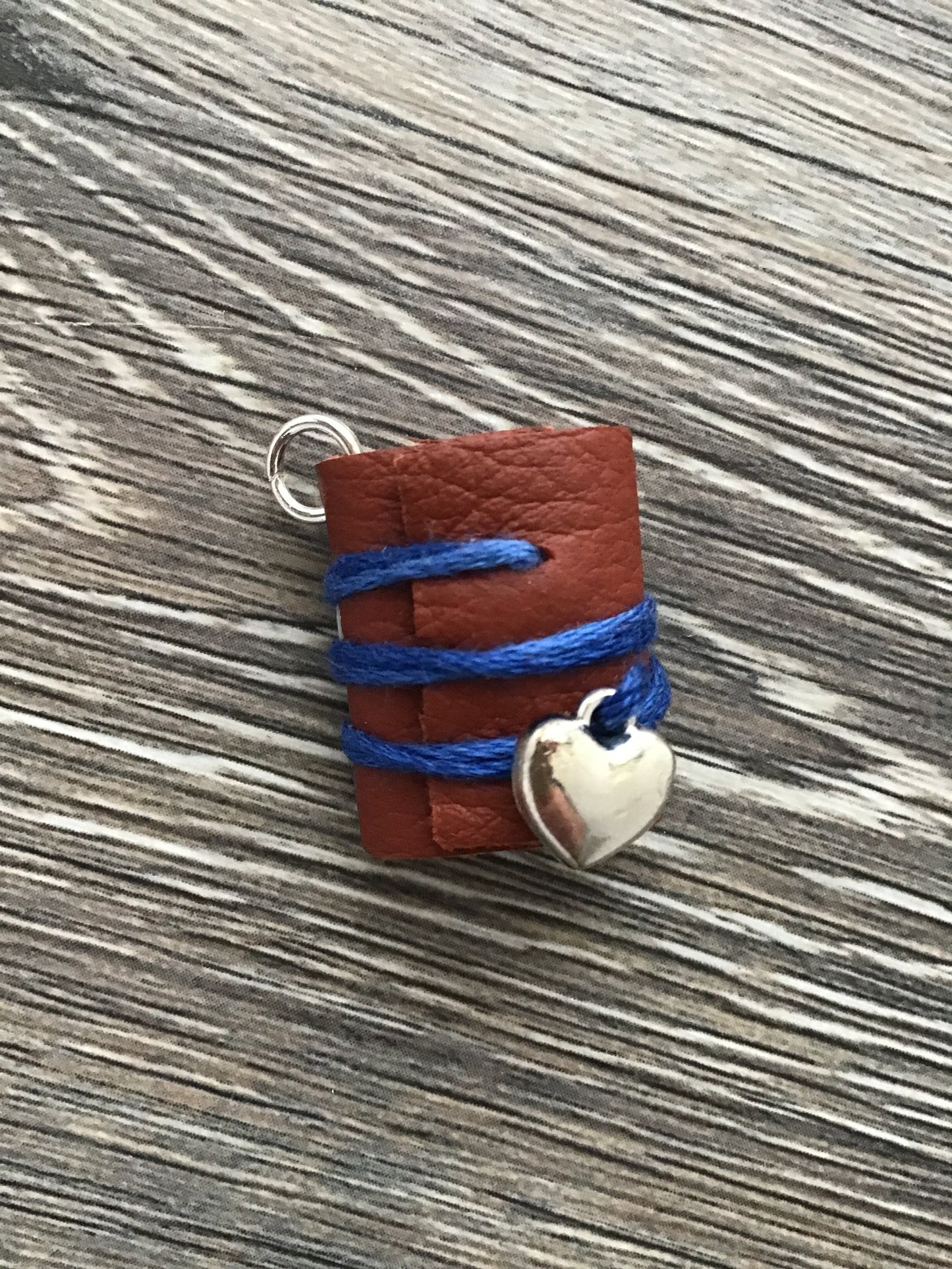 Miniature Leather Journal Pendant