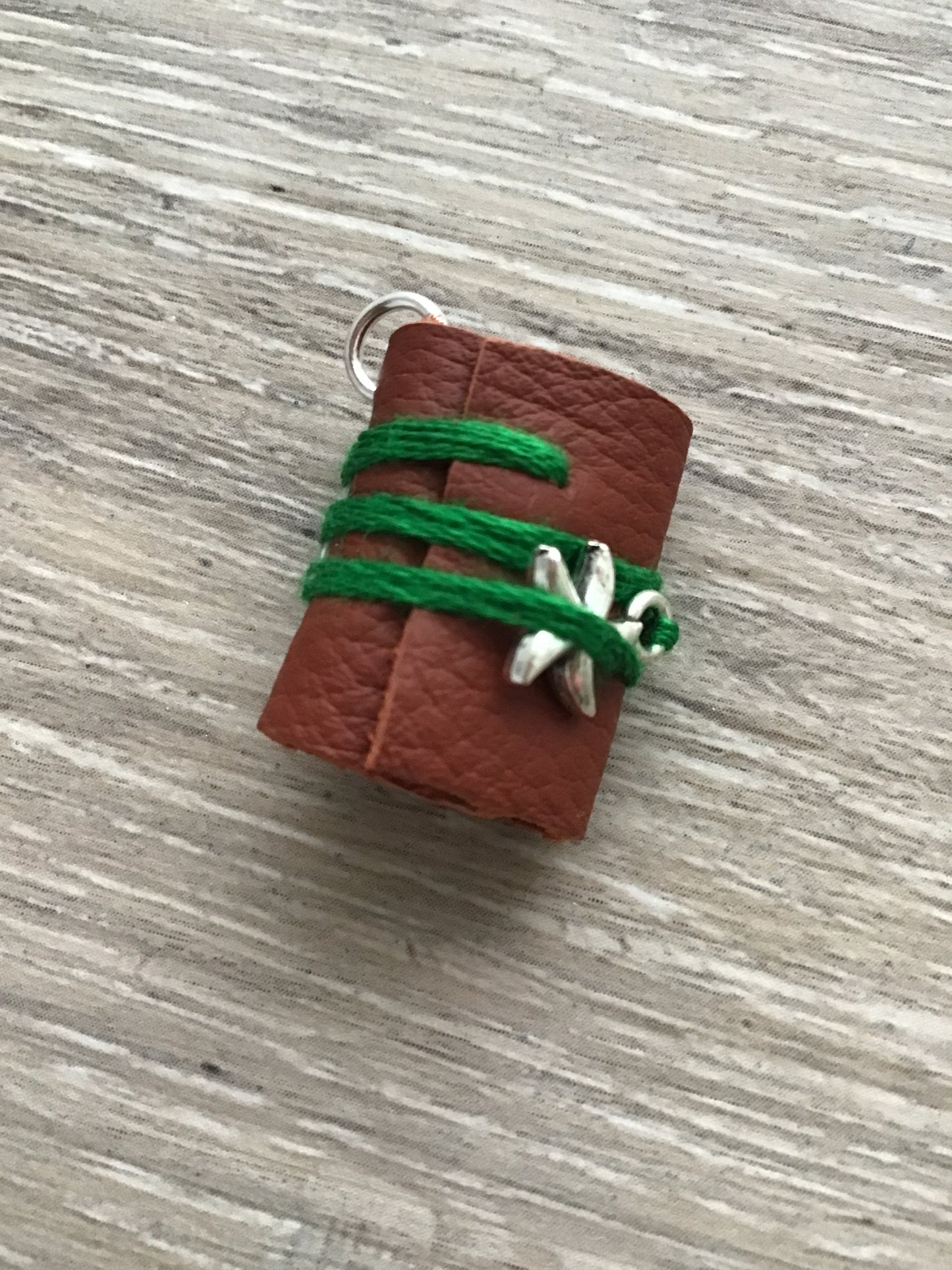 Miniature Leather Journal Pendant