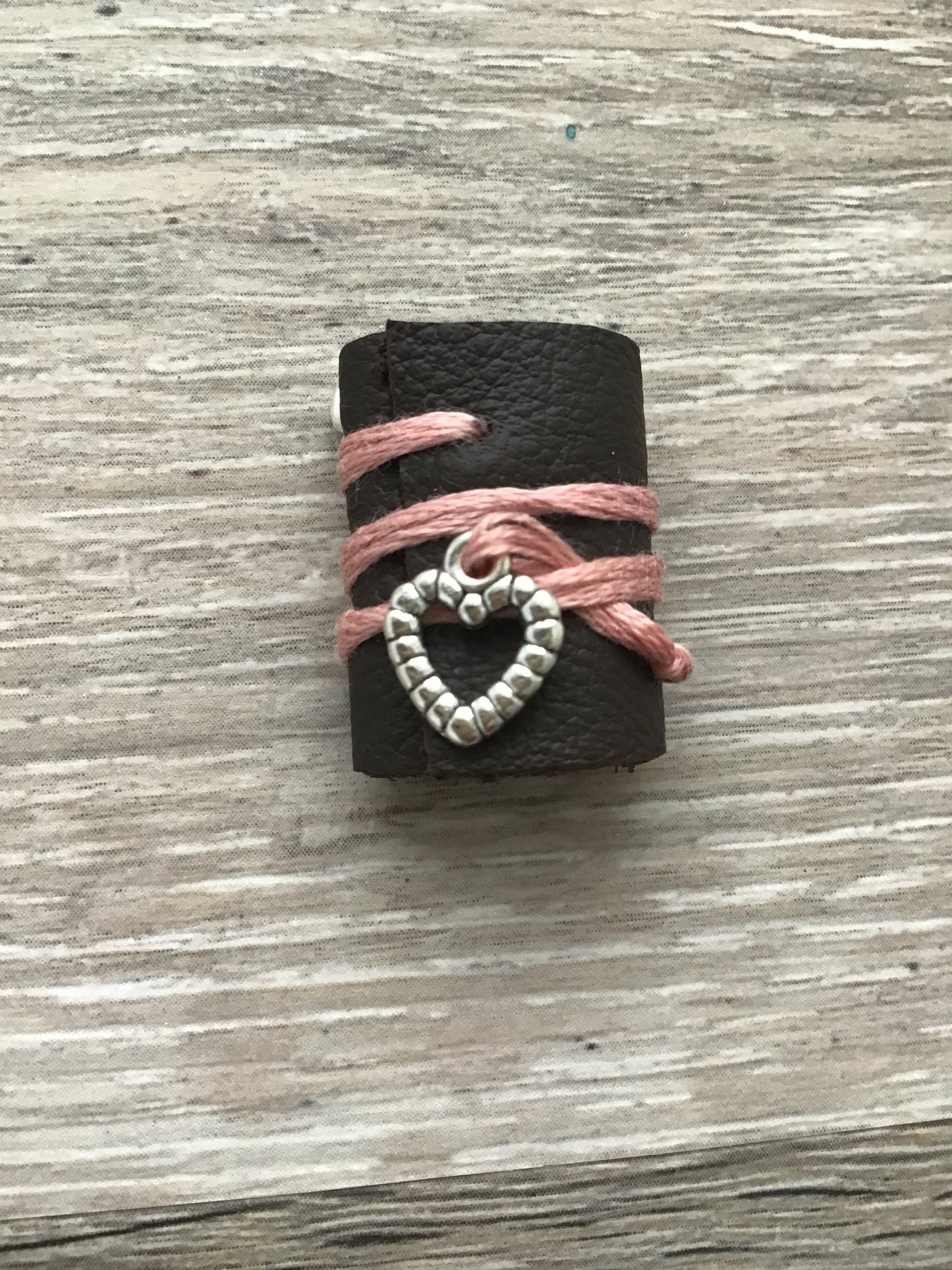 Miniature Leather Journal Pendant