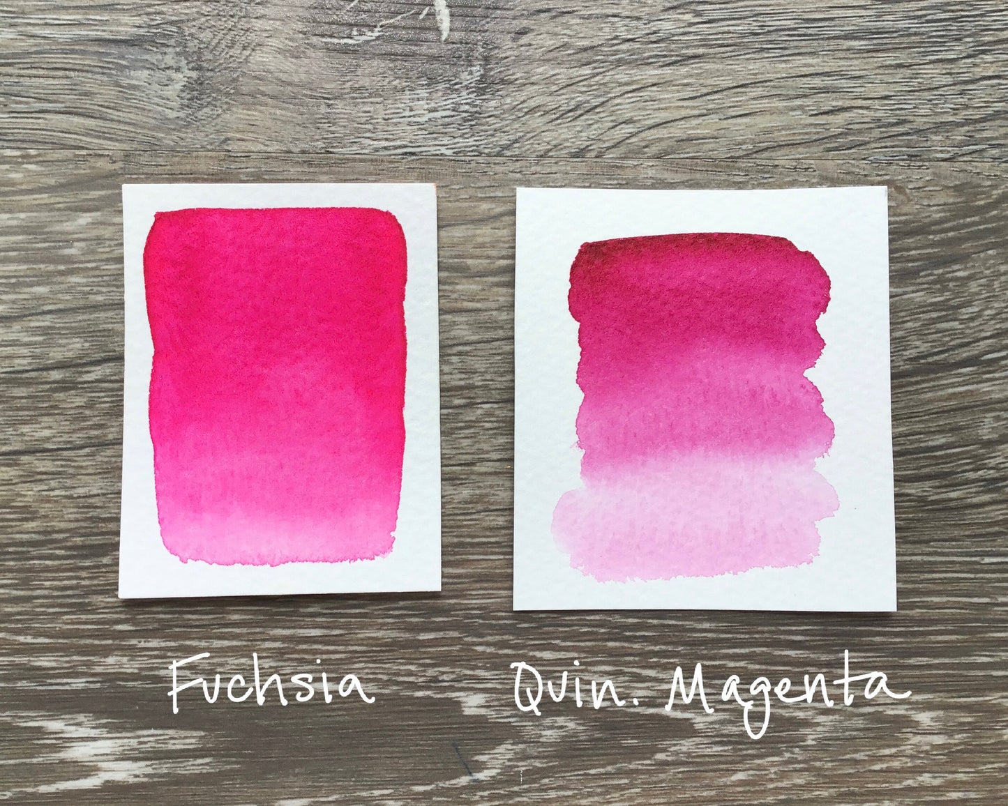 Fuchsia Handmade Watercolour, Fluorescent