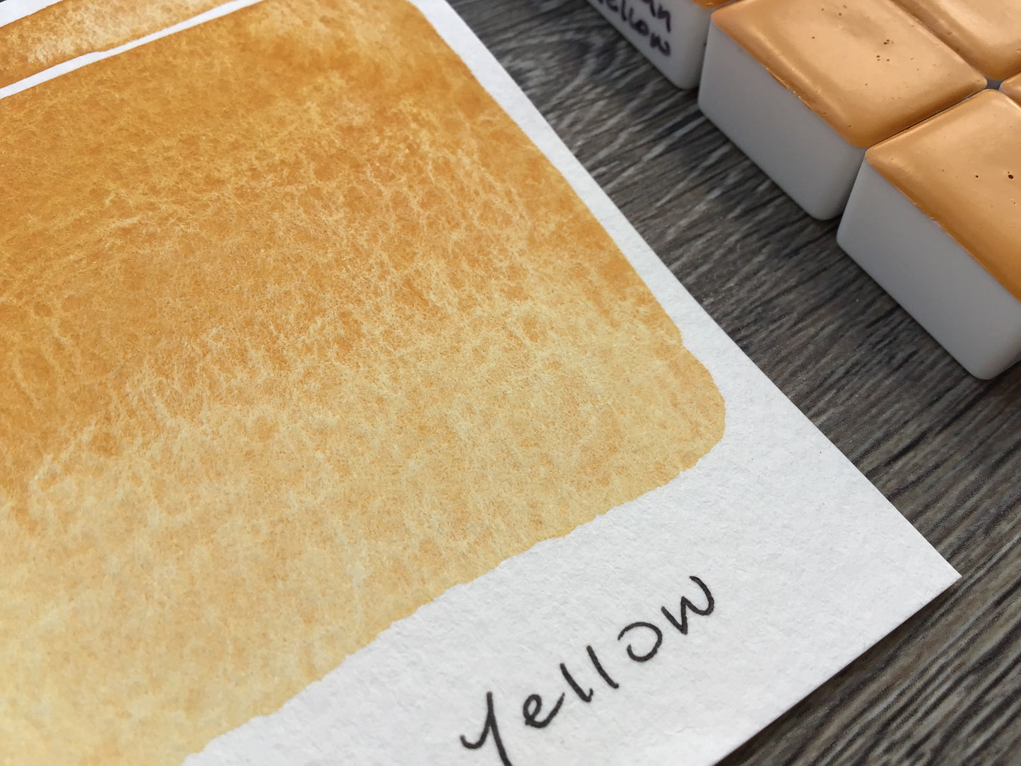 Tuscan Yellow Handmade Watercolour