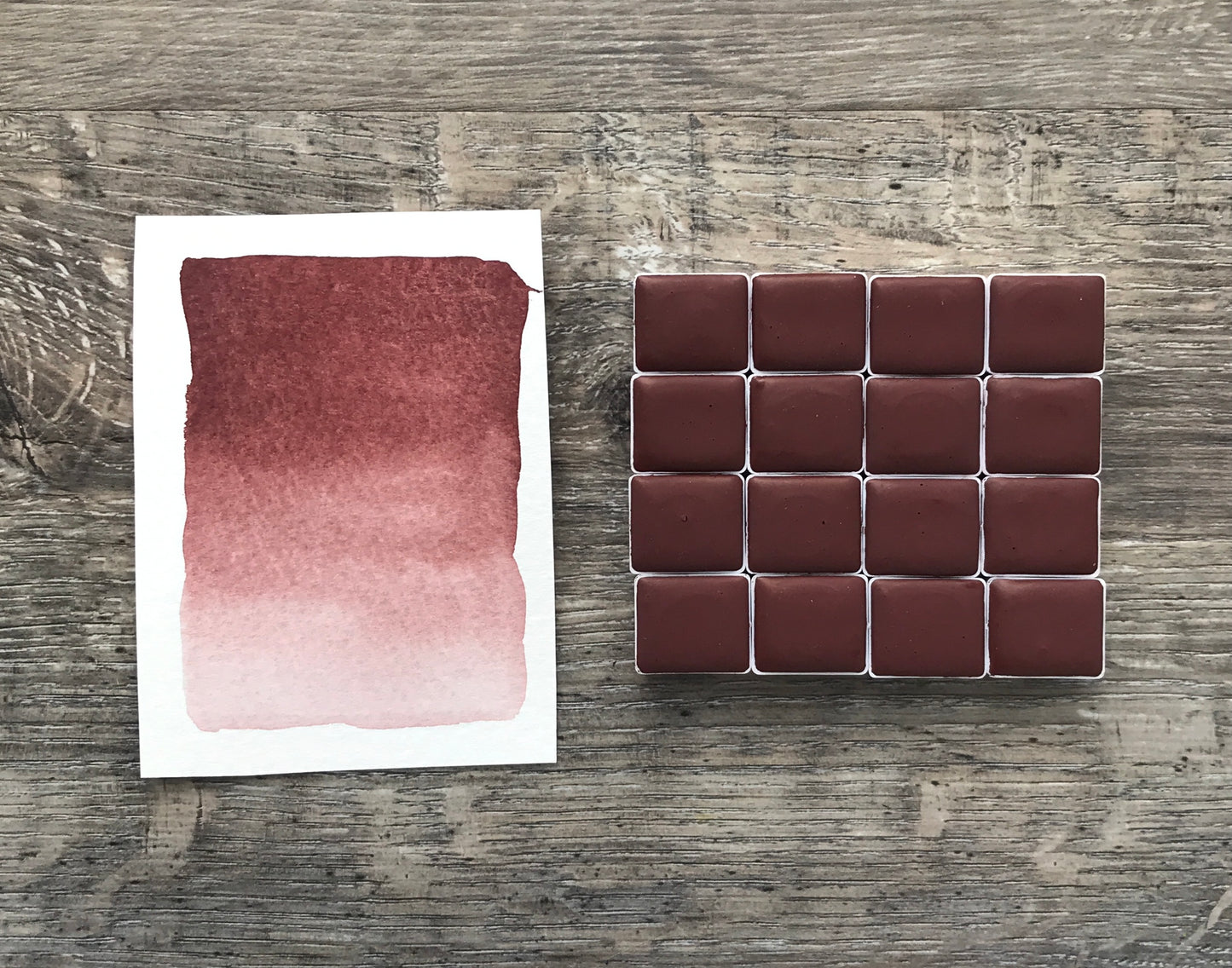 Terra Rosa Handmade Watercolour, Red Earth