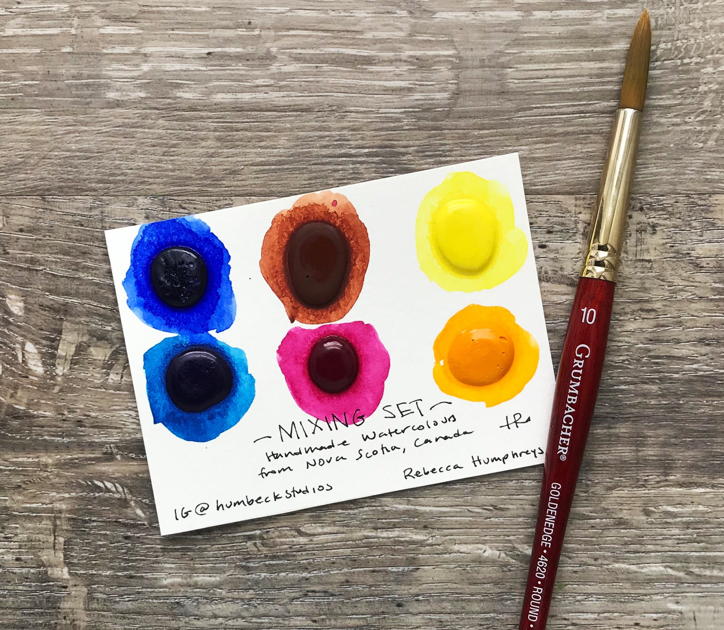 Dot Card Mixing Set of Six Essential Colours