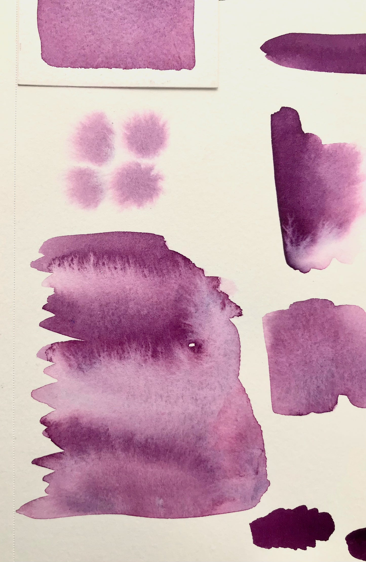 Damson Plum Handmade Watercolour