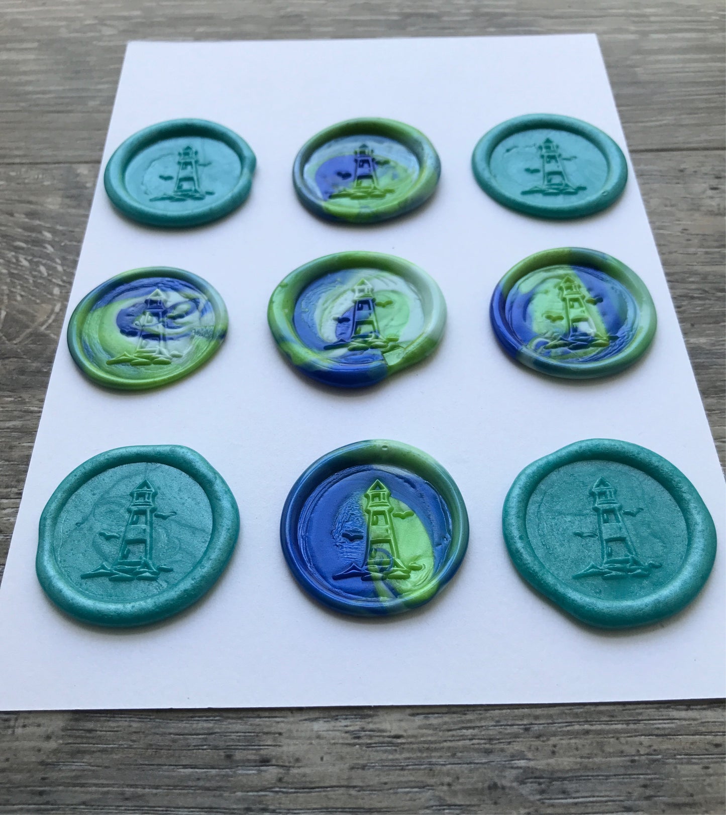 Wax Seal Set, Variegated Lighthouse Collection