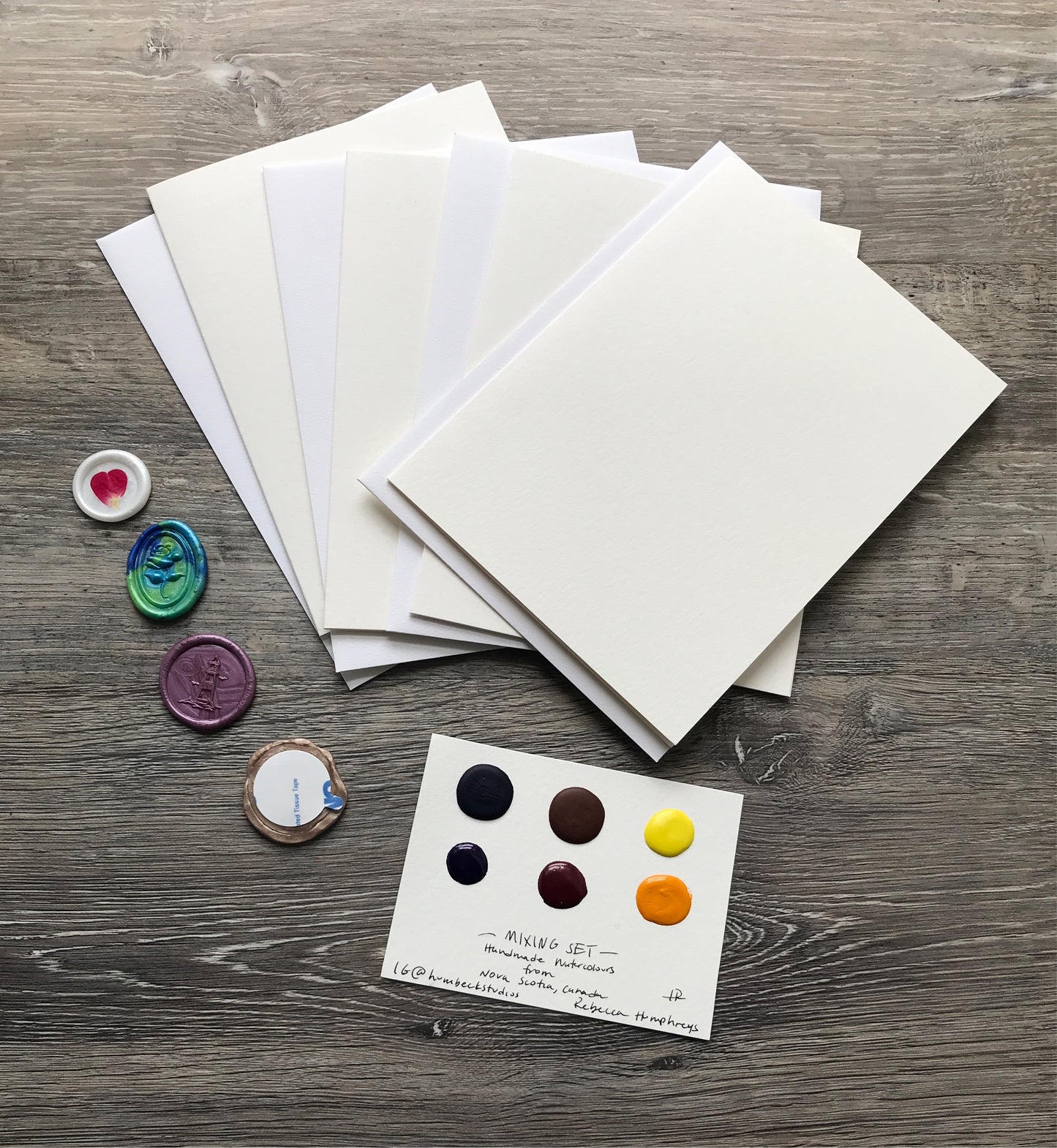 Watercolour Greeting Card DIY Kit, Teddy Bears