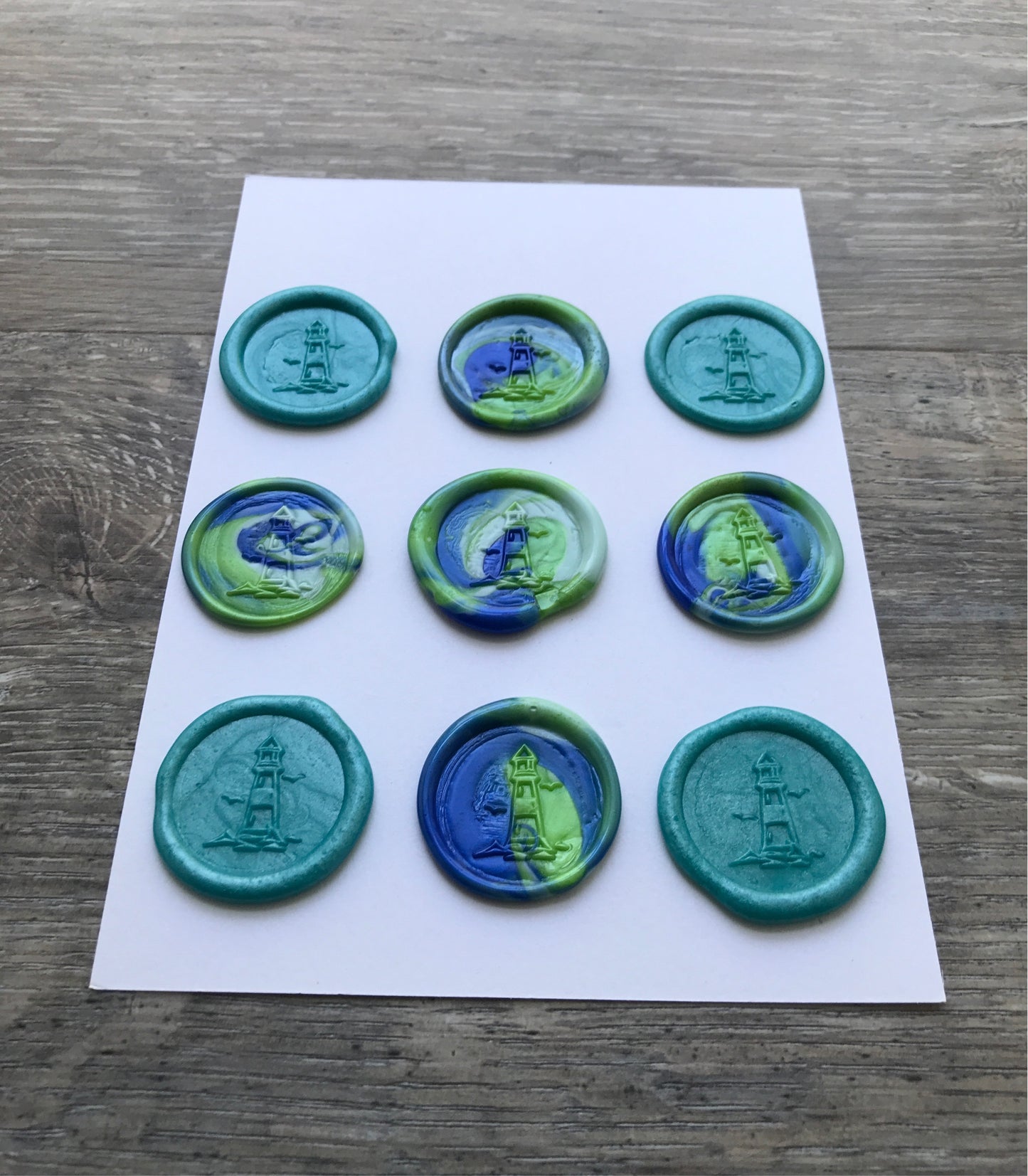 Wax Seal Set, Variegated Lighthouse Collection